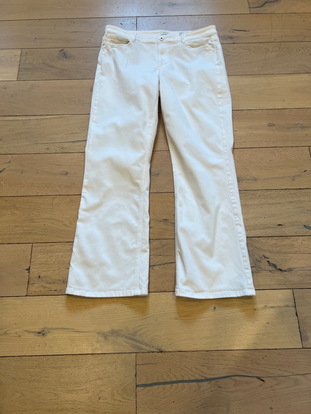 J. Jill White Wide Leg Jeans